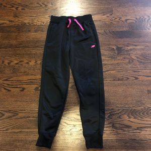 New Balance black joggers (size: youth L)